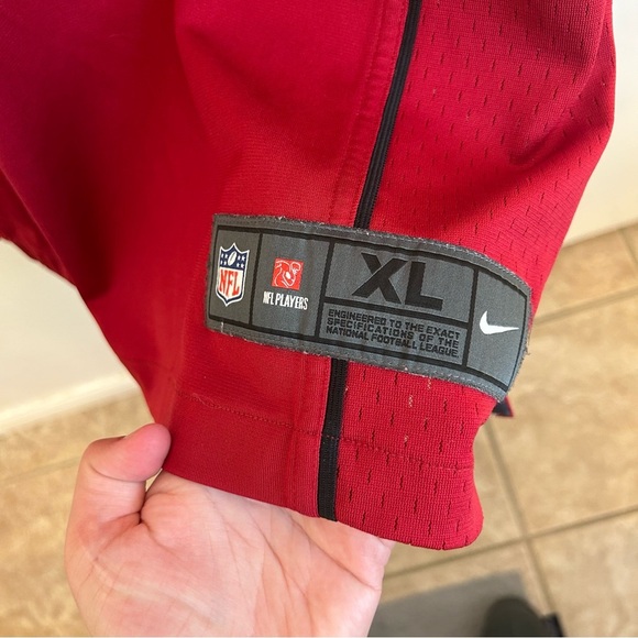 NFL Arizona Cardinals Tyrann Mathieu #32 On-Field Jersey Men’s XL Red White - Picture 3 of 10